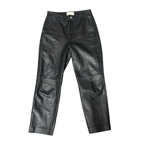 Everlane Pants - Everlane The Leather Pants Black Size 4